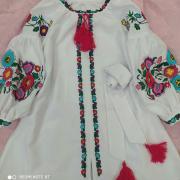 Вишите плаття-бохо "Квітковий букет". фото