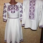 Парні вишиванки "Бузок" фото