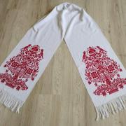 Весільний вишитий рушник "Пташки на дереві" фото