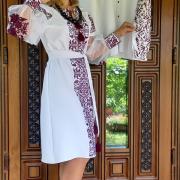 Білі парні вишиванки "Візерунки любові" фото