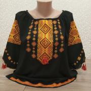 Шифонова вишиванка "Золота осінь" фото