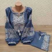 Парні вишиванки "Джинсова фантазія" фото