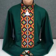 Вишита сорочка "Соковита зелень"  фото