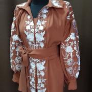 Жіноча вишиванка "Капучіно" фото