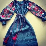 Платье вышиванка в стиле бохо "Дерево жизни" фото Крестик