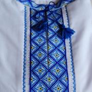 Подростковая вышиванка на мальчика "Жовто-блакитна"