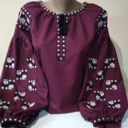 Жіноча вишиванка "Фіалка" фото