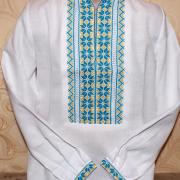 Вышиванка для мальчика "Цветные звезды" фото