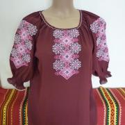 Женская вышитая блузка "Вышневая косточка"  купить