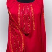 Женская красивая вышиванка с мережками фото