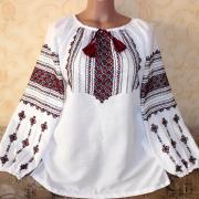 Женская вышиванка "Бордовая россыпь"купить