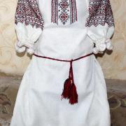 Детское вышитое платье " Геометрические узоры" купить