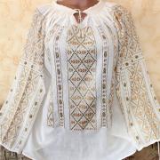 Женская вышиванка марлевка "Загадка" под заказ