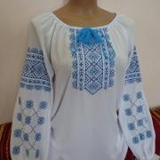 Вышитая женская блузка на шифоне мечта фото