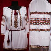 Женская вышиванка "Ромбический узор" фото
