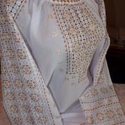 Женская вышиванка "Золотой шелк" Фото Крестик Киев