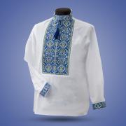 Чоловіча вишиванка "Тризуб малий" фото