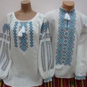 Парные вышиванки "Ромбы изобилия" фото