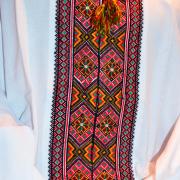 Мужская вышиванка "Пламя" фото