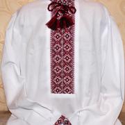 Вышиванка для мальчика "Ромбы" фото