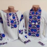 Парные вышиванки "Крокусы 2" купить 