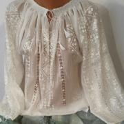 Вышиванка на марлевке "Сияющий маркизет" фото