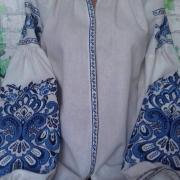 Женская вышиванка " Магия синего" купить