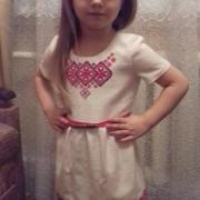 Детская платье вышиванка "Романтика" фото