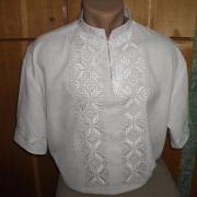 Мужская вышиванка "Геометрия" фото