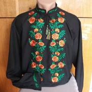 Мужская вышиванка "Осенние зори" фото