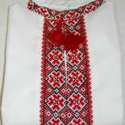 Українська вишиванка "Червоний лабиринт" Киїів