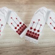 Парные вышитые рушнычки "Под свечи" фото