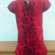 Дитяча вишита сукня "Чорна троянда" купить