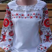 Ніжна вишиванка з тонким бавовняним мереживом магазин