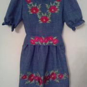 Дитяча вишита сукня Маки купить