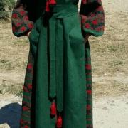 Невероятное женское платье в пол "Мавка" фото