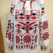 Женская вышиванка "Два кольори"