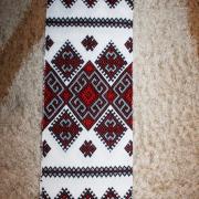 Вышитый свадебный рушник ручной работы купить