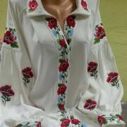 Жіноча вишита блуза "Маки" купити вишиванки