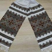 Вишитий весільний рушник "Шоколад" фото