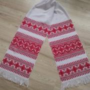 Вишитий весільний рушник "Полум'я" фото