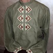 Чоловіча вишита сорочка "Консул" фото