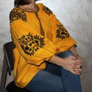 Вишита жіноча блуза "Луїза" фото