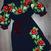 Шифонове вишите плаття "Яра" фото