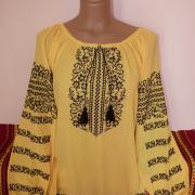Женская вышиванка "Желтая сокаль" фото Крестик Киев