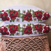 Вишиті наволочки "Шикарні маки" фото