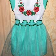 Святкова вишита сукня для дівчинки "Кекилія" замовити