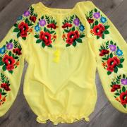 Літня вишита блуза "Поліна" купити Львів
