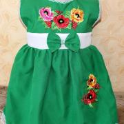 Літня вишита сукня на дівчинку "Мальва" замовити
