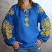 Стильна жіноча вишиванка "Пелагія" бохо вишиванка